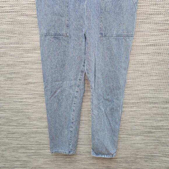 Mod Ref Denim Jumpsuit Coverall Womens Medium Blue Streetwear Skater Gorpcore - Picture 10 of 14